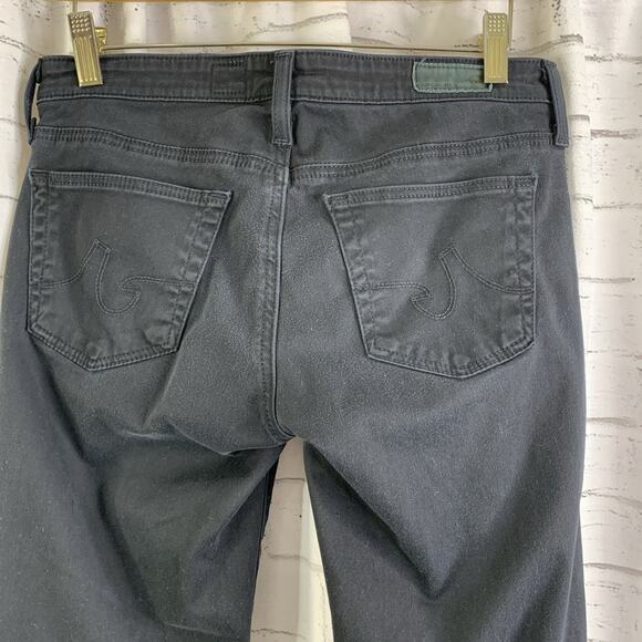 AG Adriano Goldschmied Size 27 27R The Stilt Cigarette Leg Jean Black *Read* - Picture 8 of 8